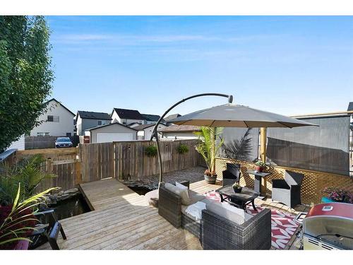 1523 New Brighton Drive Se, Calgary, AB - Outdoor With Deck Patio Veranda With Exterior