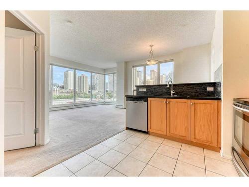 502-1053 10 Street Sw, Calgary, AB - Indoor Photo Showing Kitchen