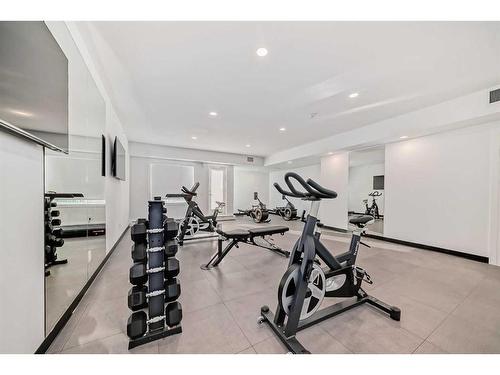 2518-395 Skyview Parkway, Calgary, AB - Indoor Photo Showing Gym Room