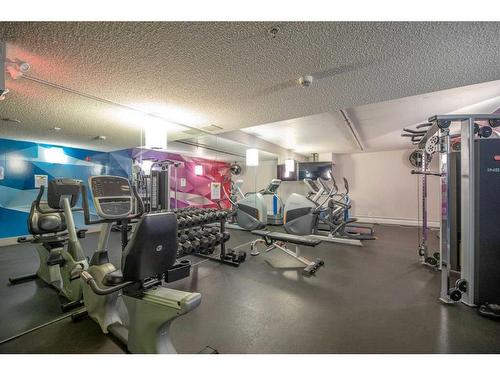 229-510 Edmonton Trail Ne, Calgary, AB - Indoor Photo Showing Gym Room