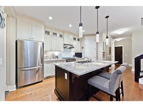 2416 26 Avenue Nw, Calgary, AB - Indoor Photo Showing Kitchen With Stainless Steel Kitchen With Upgraded Kitchen