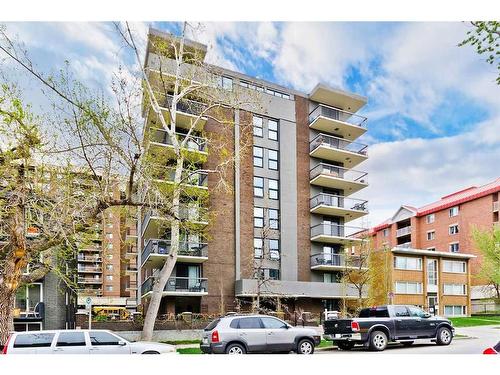 203-616 15 Avenue Sw, Calgary, AB - Outdoor With Balcony With Facade