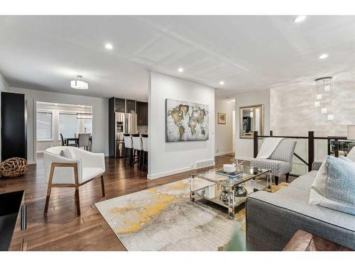 10823 Mapleshire Crescent Se, Calgary, AB - Indoor Photo Showing Living Room