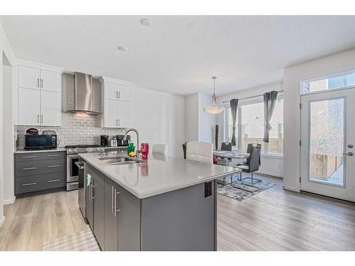 37 Cityspring Common Ne, Calgary, AB - Indoor Photo Showing Kitchen With Double Sink With Upgraded Kitchen