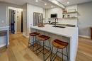 1-825 7Th Street North, Canmore, AB  - Indoor Photo Showing Kitchen With Double Sink With Upgraded Kitchen 