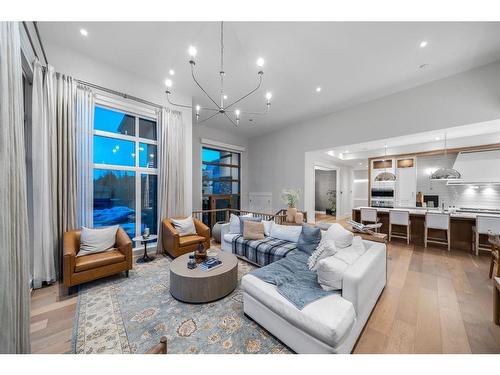 44 Spring Valley Lane Sw, Calgary, AB - Indoor Photo Showing Living Room