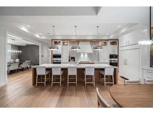 44 Spring Valley Lane Sw, Calgary, AB - Indoor Photo Showing Kitchen With Upgraded Kitchen