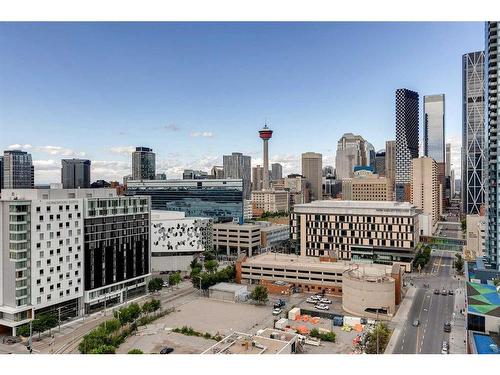 1707-510 6 Avenue Se, Calgary, AB - Outdoor With Balcony With View