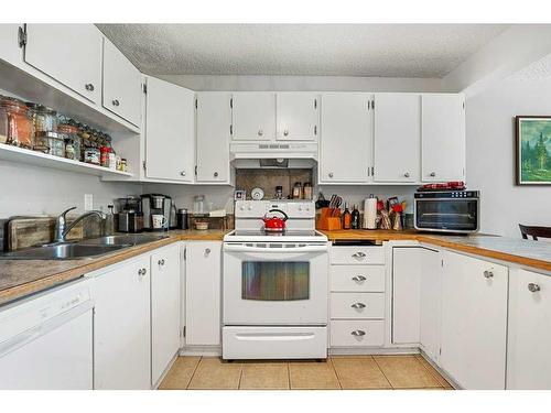 163 Woodvale Bay Sw, Calgary, AB - Indoor Photo Showing Kitchen With Double Sink