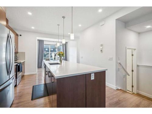 544 Belmont Heath Sw, Calgary, AB - Indoor Photo Showing Kitchen With Upgraded Kitchen