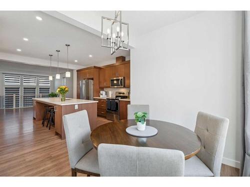 544 Belmont Heath Sw, Calgary, AB - Indoor Photo Showing Dining Room