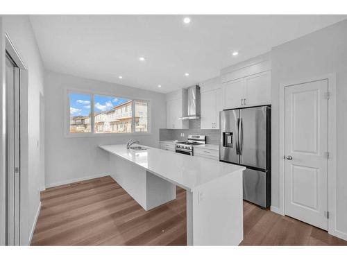 160 Setonstone Manor Se, Calgary, AB - Indoor Photo Showing Kitchen With Upgraded Kitchen