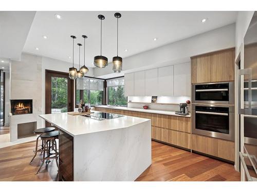 955 Rideau Road Sw, Calgary, AB - Indoor Photo Showing Kitchen With Upgraded Kitchen