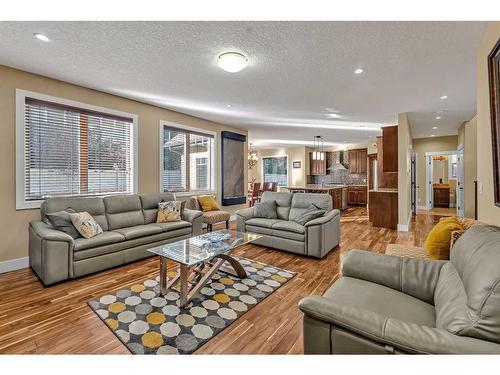 161 Stonemere Close, Chestermere, AB - Indoor Photo Showing Living Room