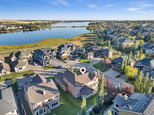 161 Stonemere Close, Chestermere, AB - Outdoor With Body Of Water With View