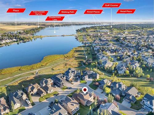 161 Stonemere Close, Chestermere, AB - Outdoor With Body Of Water With View