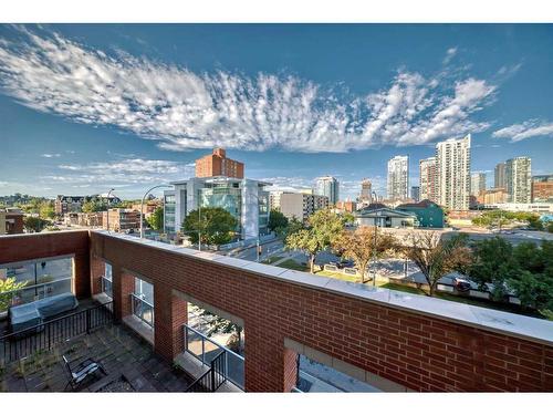 306-1320 1 Street Se, Calgary, AB - Outdoor With Balcony With View