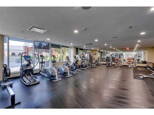 306-1320 1 Street Se, Calgary, AB - Indoor Photo Showing Gym Room