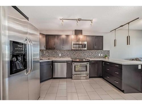 306-1320 1 Street Se, Calgary, AB - Indoor Photo Showing Kitchen With Upgraded Kitchen