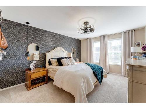 71 Copperfield Point Se, Calgary, AB - Indoor Photo Showing Bedroom