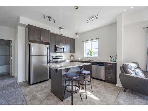 4418-99 Copperstone Park Se, Calgary, AB - Indoor Photo Showing Kitchen With Upgraded Kitchen