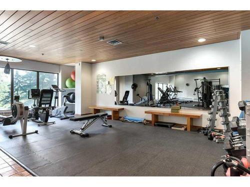 518-8604 48 Avenue Nw, Calgary, AB - Indoor Photo Showing Gym Room