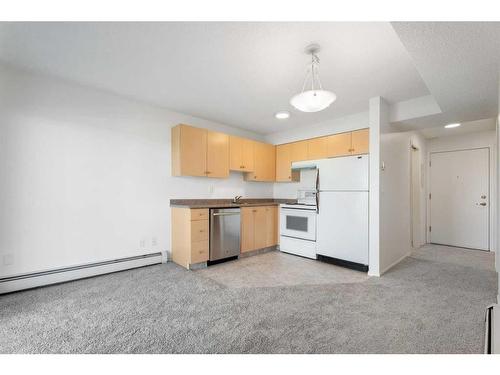 411`-1717 60 Street Se, Calgary, AB - Indoor Photo Showing Kitchen