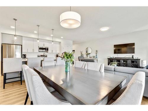 1301-220 Seton Grove Se, Calgary, AB - Indoor Photo Showing Dining Room