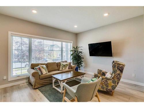 1245 Carrington Boulevard Nw, Calgary, AB - Indoor Photo Showing Living Room