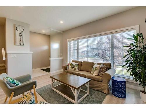 1245 Carrington Boulevard Nw, Calgary, AB - Indoor Photo Showing Living Room