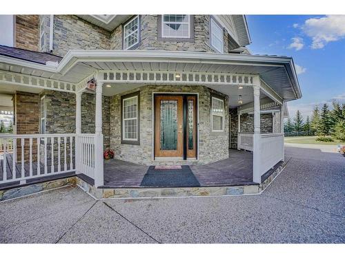 31055 Elbow River Drive, Rural Rocky View County, AB - Outdoor With Deck Patio Veranda