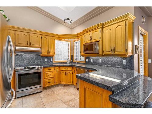 244 Country Hills Court Nw, Calgary, AB - Indoor Photo Showing Kitchen With Stainless Steel Kitchen