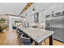 724 36 Street Nw, Calgary, AB  - Indoor Photo Showing Kitchen With Stainless Steel Kitchen With Double Sink With Upgraded Kitchen 