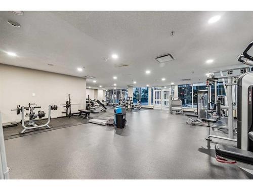 803-211 13 Avenue Se, Calgary, AB - Indoor Photo Showing Gym Room