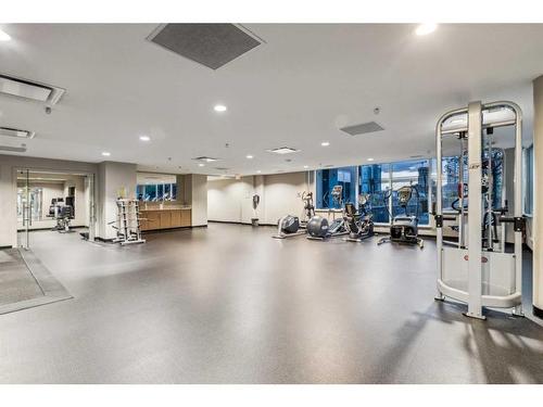 803-211 13 Avenue Se, Calgary, AB - Indoor Photo Showing Gym Room