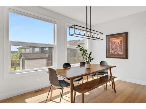 52 Seton Rise Se, Calgary, AB - Indoor Photo Showing Dining Room