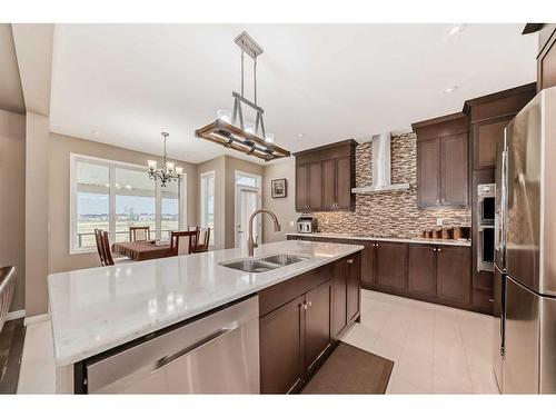 34 Cityscape Bay Ne, Calgary, AB - Indoor Photo Showing Kitchen With Double Sink With Upgraded Kitchen