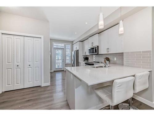 1633 Legacy Circle Se, Calgary, AB - Indoor Photo Showing Kitchen With Upgraded Kitchen