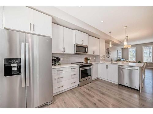 1633 Legacy Circle Se, Calgary, AB - Indoor Photo Showing Kitchen With Upgraded Kitchen