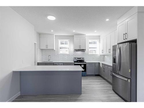 222 Corner Meadows Square Ne, Calgary, AB - Indoor Photo Showing Kitchen With Upgraded Kitchen