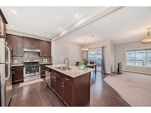 97 Panton Way Nw, Calgary, AB - Indoor Photo Showing Kitchen With Stainless Steel Kitchen With Double Sink