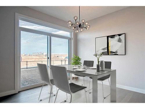 99 Waterford Manor, Chestermere, AB - Indoor Photo Showing Dining Room