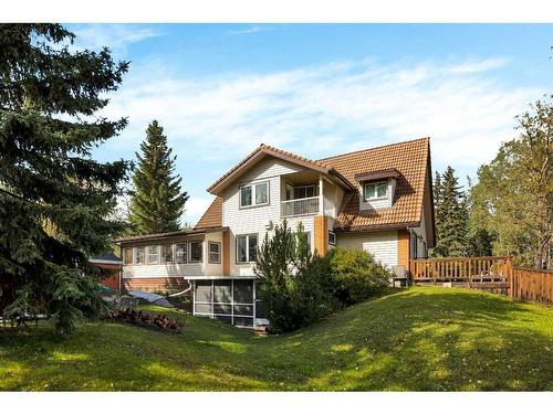 36 Crestview Estates, Rural Rocky View County, AB - Outdoor With Deck Patio Veranda