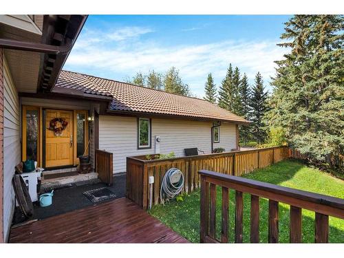 36 Crestview Estates, Rural Rocky View County, AB - Outdoor With Deck Patio Veranda With Exterior