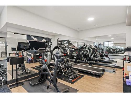 49 Westmore Park Sw, Calgary, AB - Indoor Photo Showing Gym Room