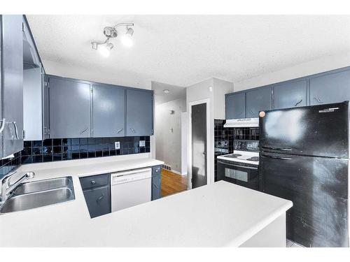 1515 43 Street Se, Calgary, AB - Indoor Photo Showing Kitchen With Double Sink