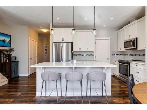 93 Legacy Manor Se, Calgary, AB - Indoor Photo Showing Kitchen With Stainless Steel Kitchen With Upgraded Kitchen