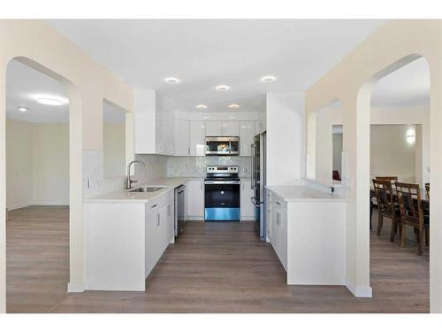 80 Macewan Park Rise Nw, Calgary, AB - Indoor Photo Showing Kitchen With Stainless Steel Kitchen With Upgraded Kitchen