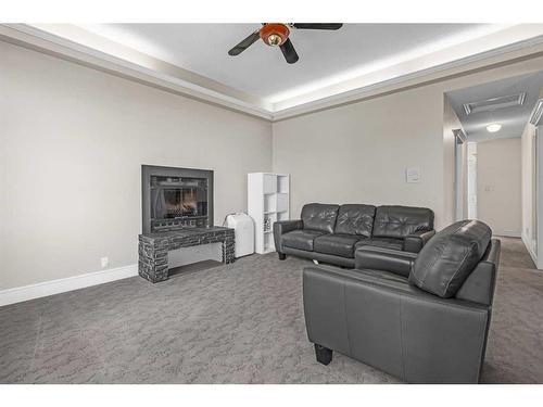 1405 24 Street Sw, Calgary, AB - Indoor Photo Showing Living Room With Fireplace