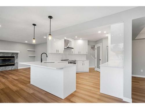 103 Scandia Bay Nw, Calgary, AB - Indoor Photo Showing Kitchen With Upgraded Kitchen